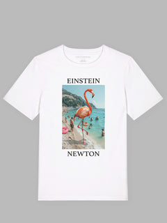 Beach Flamingo Bio-Baumwoll T-Shirt Bolt