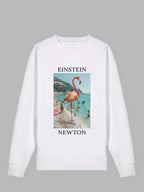 Beach Flamingo Bio-Baumwoll Sweatshirt Boston