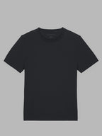 Bio-Baumwoll T-Shirt Bolt schwarz uni