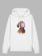 Bubble Dackel Bio-Baumwoll Hoodie Miami
