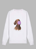 Bubble Dackel Bio-Baumwoll Sweatshirt Madison
