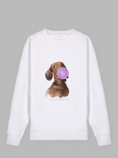 Bubble Dackel Bio-Baumwoll Sweatshirt Madison