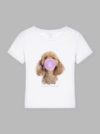 Bubble Poodle Bio-Baumwoll T-Shirt Mary