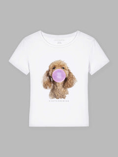 Bubble Poodle Bio-Baumwoll T-Shirt Mary