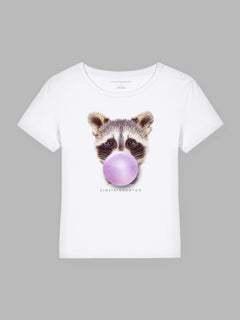 Bubble Racoon Bio-Baumwoll T-Shirt Mary