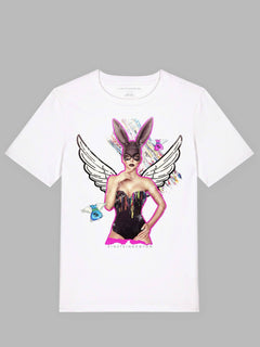 Cartoon Angel Bio-Baumwoll T-Shirt Bolt
