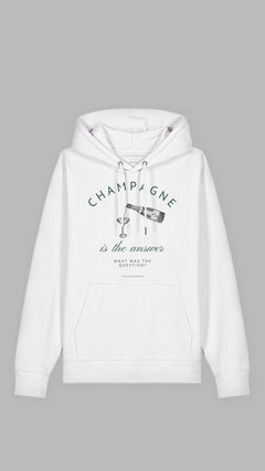Champagne Glas Bio-Baumwoll Hoodie Miami