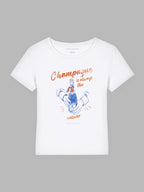 Champagne Service Bio-Baumwoll T-Shirt-Mary