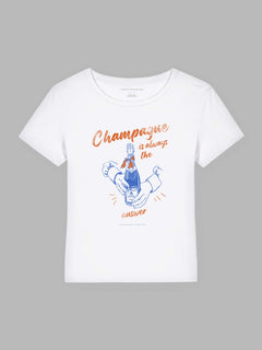 Champagne Service Bio-Baumwoll T-Shirt-Mary