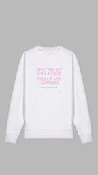 Champagne Smile Bio-Baumwoll Sweatshirt Madison