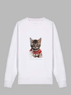 Christmas Cat Bio-Baumwoll Sweatshirt Madison