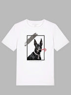 Christmas Doberman Bio-Baumwoll T-Shirt Bolt
