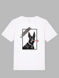 Christmas Doberman Bio-Baumwoll T-Shirt Bolt