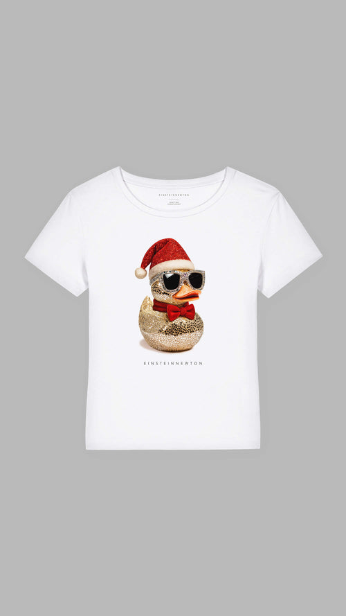 Christmas Entchen Bio-Baumwoll T-Shirt Mary