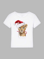 Christmas Lion Bio-Baumwoll T-Shirt Mary