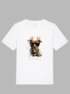 Christmas Pitbull Bio-Baumwoll T-Shirt Bolt