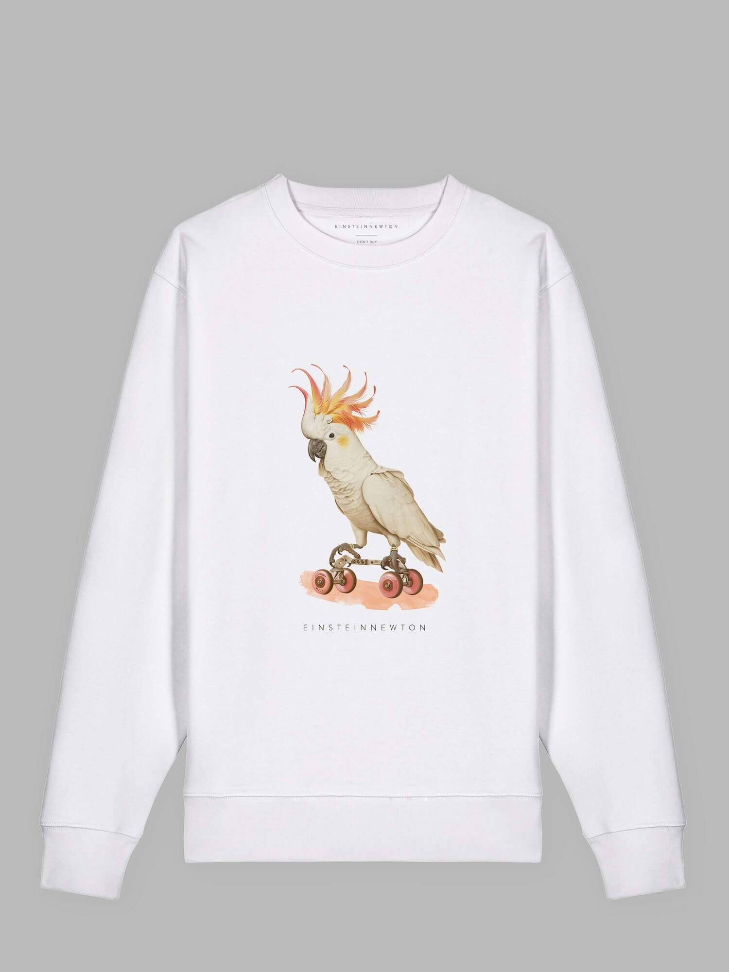 Cockatoo organic cotton sweatshirt Madison – Einstein Newton