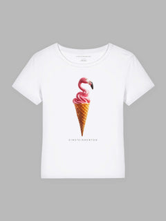 Flamingo Ice Organic Cotton T-Shirt Mary