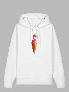 Flamingo Ice Bio-Baumwoll Hoodie Miami