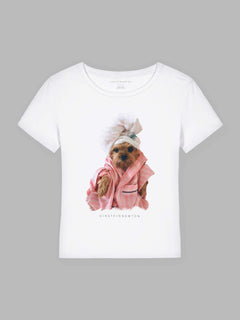 Messy Hair Bio-Baumwoll T-Shirt Mary