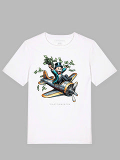 Money Plane Bio-Baumwoll T-Shirt Bolt