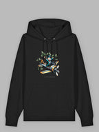 Money Plane Bio-Baumwoll Hoodie Brooklyn black