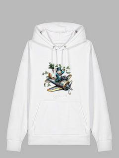 Money Plane Bio-Baumwoll Hoodie Brooklyn