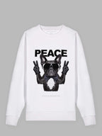 Frenchie Peace Bio-Baumwoll Sweatshirt Madison