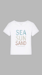 Sea Sand Bio-Baumwoll T-Shirt-Mary