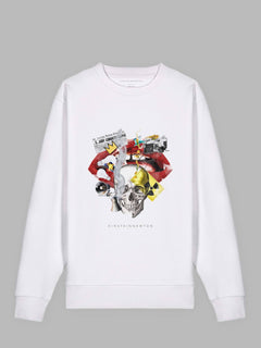 Skull Mouth Bio-Baumwoll Sweatshirt Boston