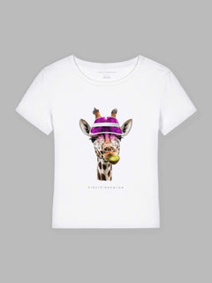Tennis Giraffe Bio-Baumwoll T-Shirt Mary