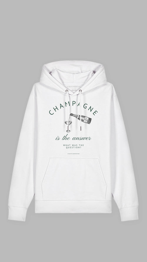 Champagne Glas Bio-Baumwoll Hoodie Miami