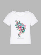 Death Flowers2 Bio-Baumwoll T-Shirt Mary