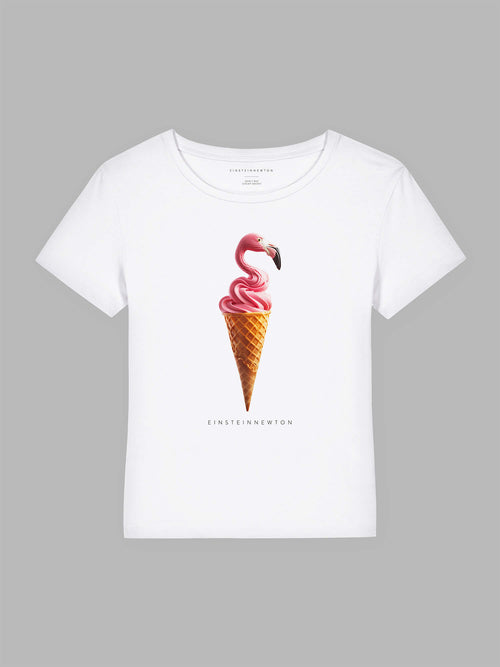 Flamingo Ice Organic Cotton T-Shirt Mary