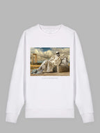 Beach Flamingo organic cotton sweatshirt Boston