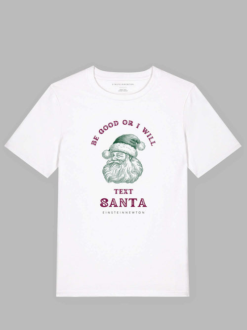 Santa Texting Bio-Baumwoll T-Shirt Bolt