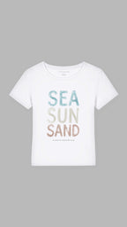 Sea Sand Bio-Baumwoll T-Shirt-Mary