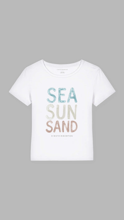 Sea Sand Organic Cotton T-Shirt - Mary