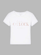 Wine o'clock organic cotton T-shirt Mary