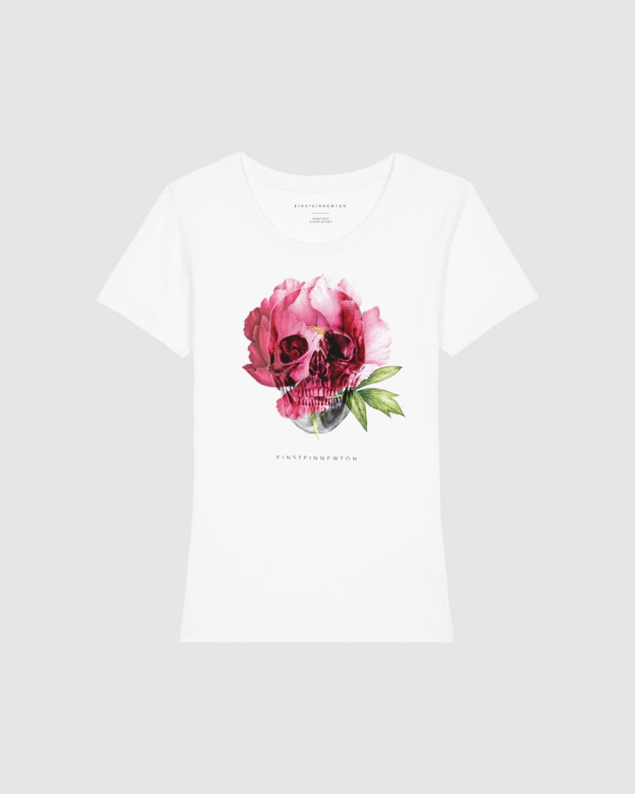 Floral Skull T-Shirt Rodeo